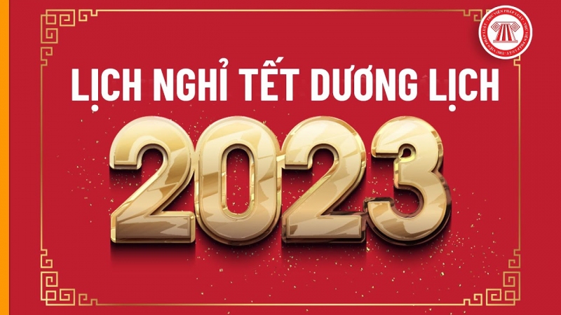Thông báo nghỉ Tết Dương lịch 2023